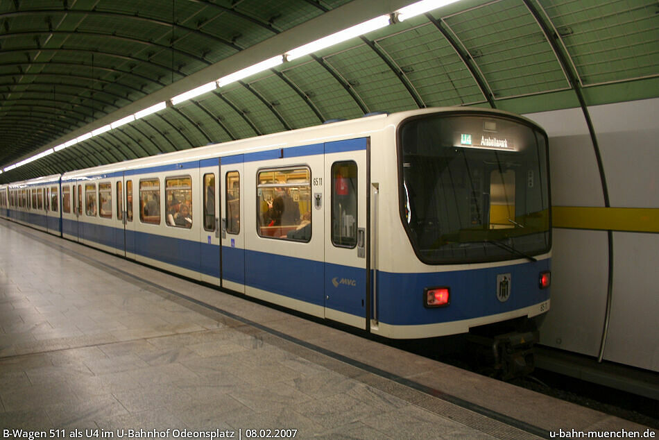 Galerie Typ B UBahn München