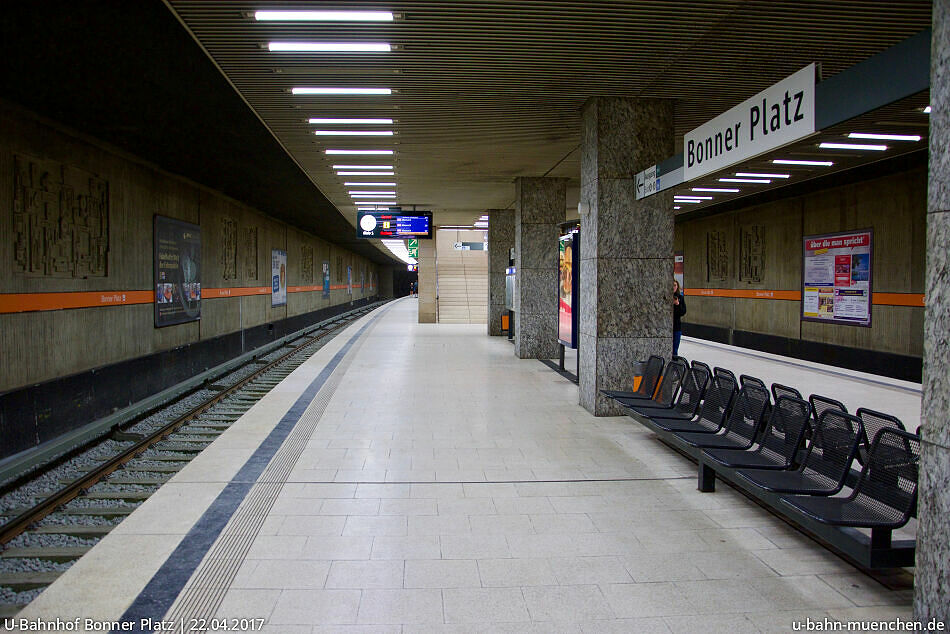 UBahnhof Bonner Platz (U3) UBahn München