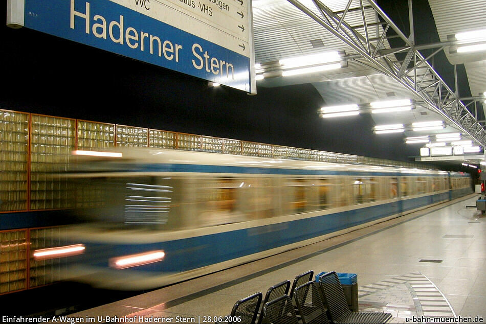 UBahnhof Haderner Stern (U6) UBahn München