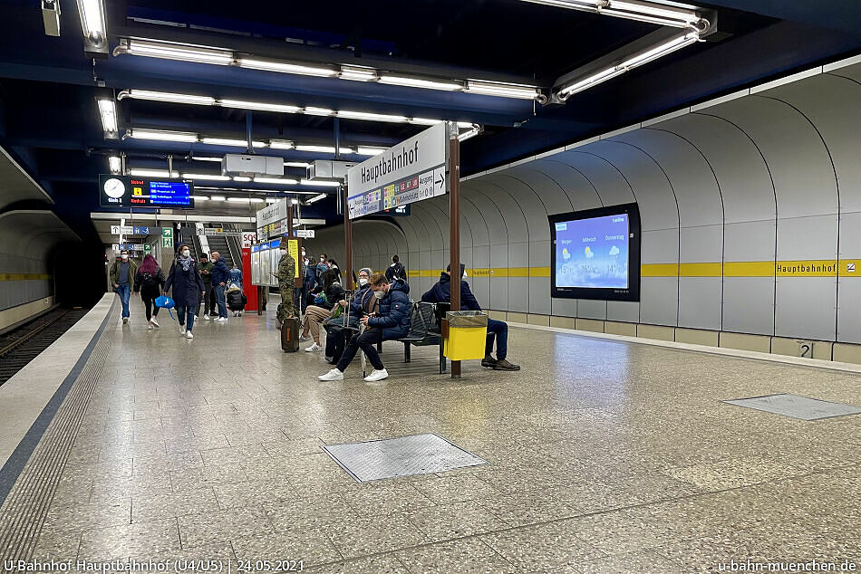 UBahnhof Hauptbahnhof (U4, U5) UBahn München