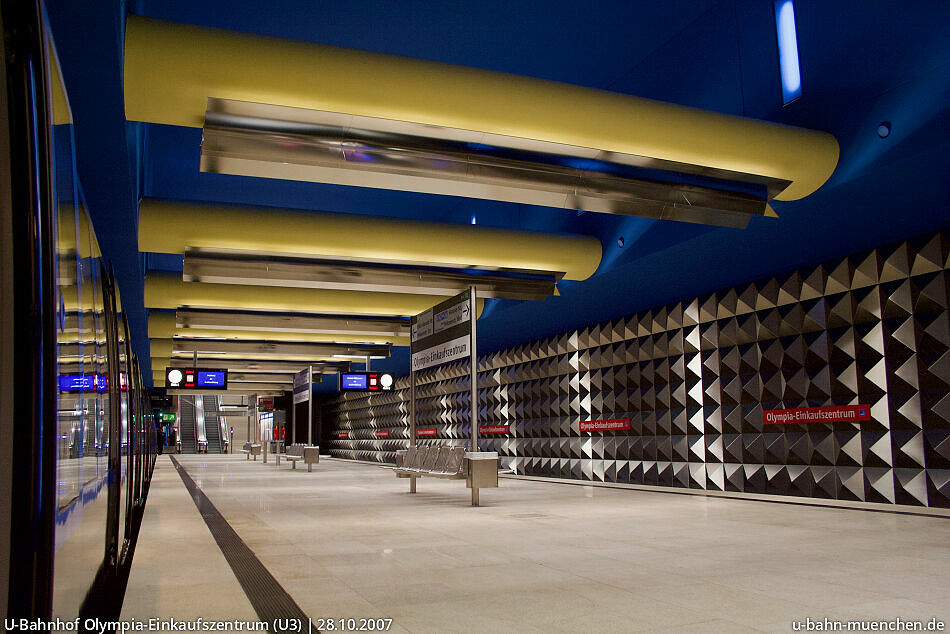 UBahnhof OlympiaEinkaufszentrum (U3) UBahn München