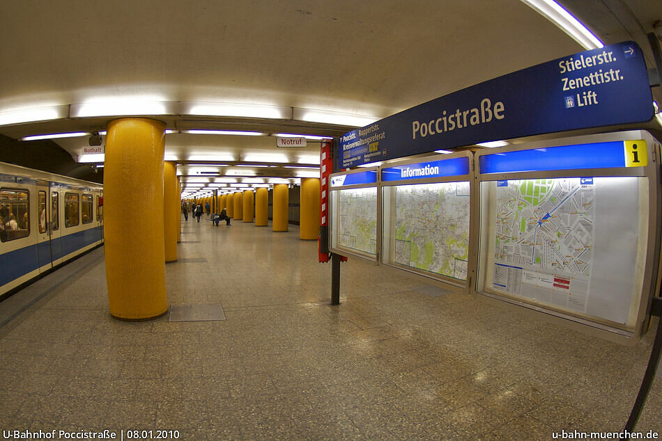 UBahnhof Poccistraße (U3, U6) UBahn München