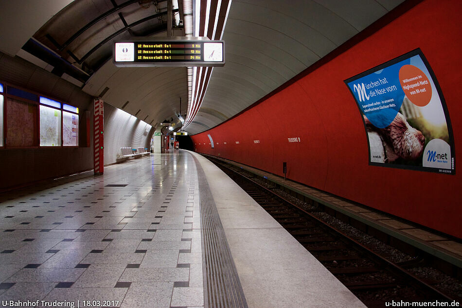 UBahnhof Trudering (U2) UBahn München