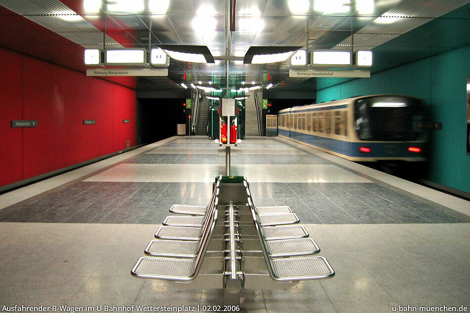 UBahn München UBahnhof Wettersteinplatz (U1)