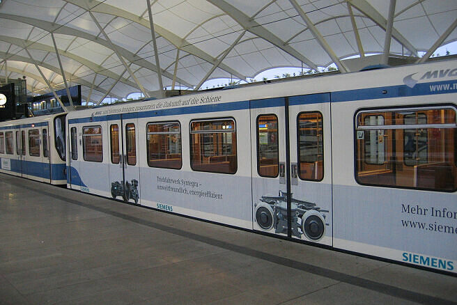 Bildergalerie des UBahnwagens Typ B UBahn München