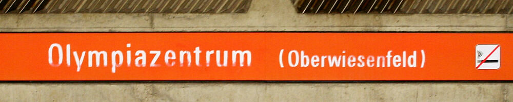 UBahnhof Olympiazentrum (U3, U8) UBahn München