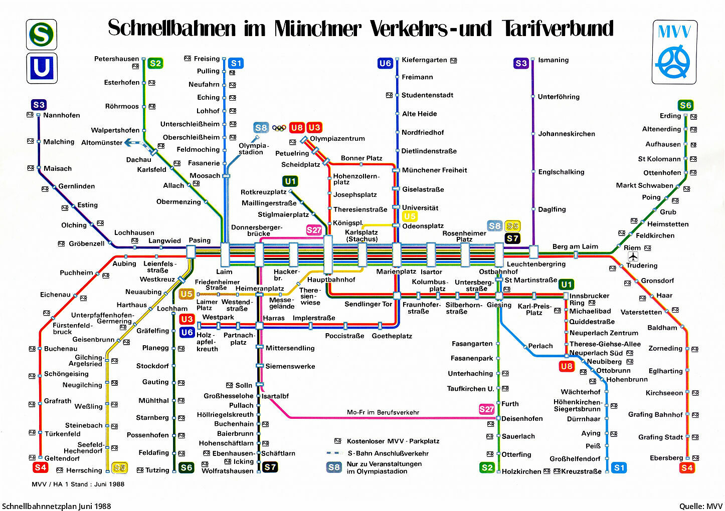 UBahn München von 1972 bis heute